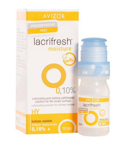 *Sale 20% Off* Lacrifresh Moisture 0.10% 10 ml - Preservative free- Product Expires February 2024